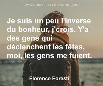 Citation de Florence Foresti