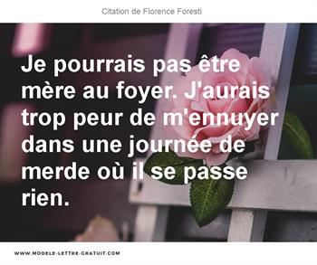 Citations Florence Foresti