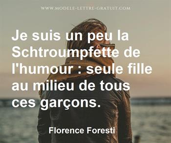 Citation de Florence Foresti