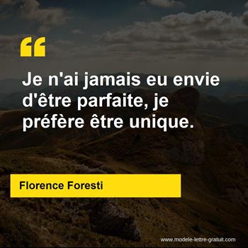 Citation Florence Foresti