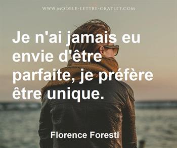 Citation de Florence Foresti