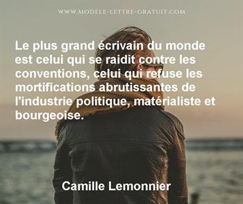 Citation de Camille Lemonnier