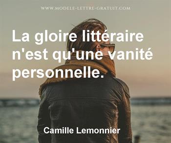 Citation de Camille Lemonnier