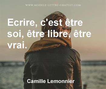 Citation de Camille Lemonnier