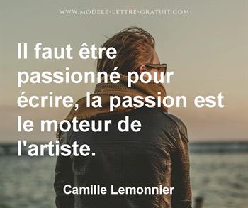 Citation de Camille Lemonnier