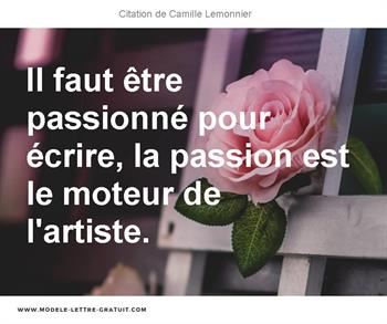 Citations Camille Lemonnier