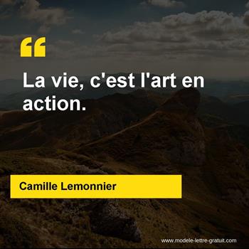 Citation de Camille Lemonnier