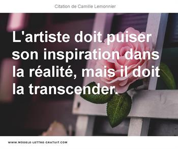 Citations Camille Lemonnier