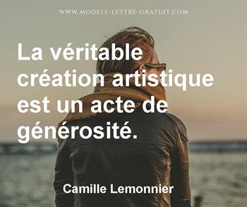 Citation de Camille Lemonnier