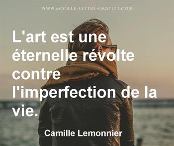 Citation de Camille Lemonnier