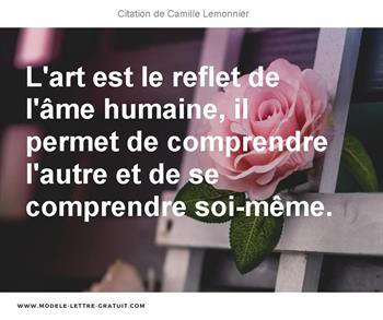 Citations Camille Lemonnier