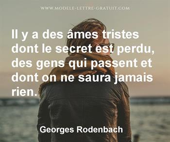 Citation de Georges Rodenbach