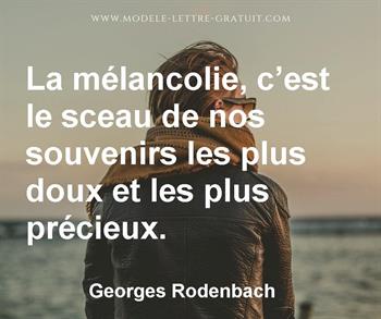 Citation de Georges Rodenbach