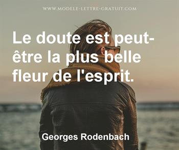 Citation de Georges Rodenbach