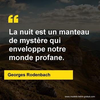 Citation de Georges Rodenbach