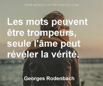 Citation de Georges Rodenbach