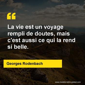 Citation de Georges Rodenbach