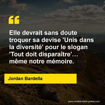 Citation de Jordan Bardella