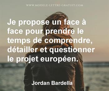 Citation de Jordan Bardella