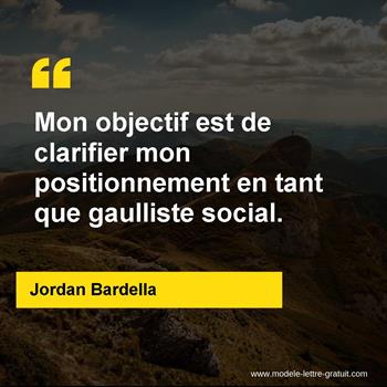 Citation de Jordan Bardella