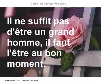 Citations Georges Pompidou