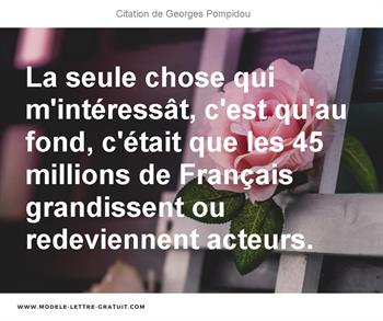Citations Georges Pompidou