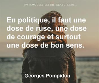 Citation de Georges Pompidou