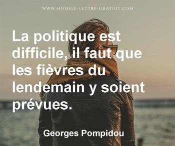 Citation de Georges Pompidou