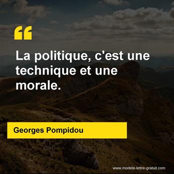 Citations Georges Pompidou