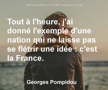 Citation de Georges Pompidou