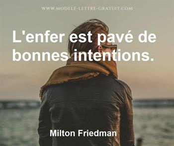 Citation de Milton Friedman