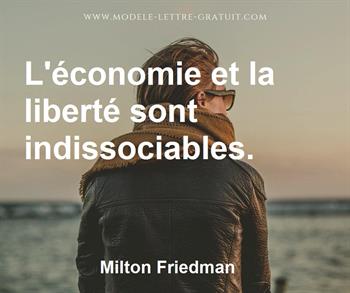 Citation de Milton Friedman