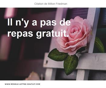 Citations Milton Friedman