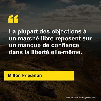 Citation Milton Friedman