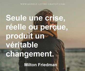 Citation de Milton Friedman