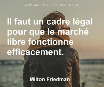 Citation de Milton Friedman