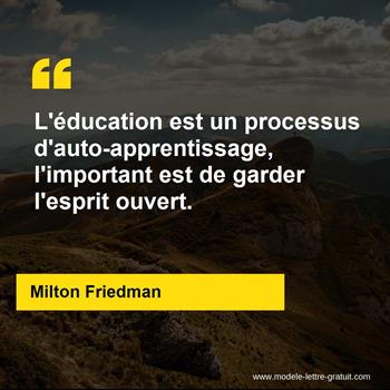 Citation Milton Friedman