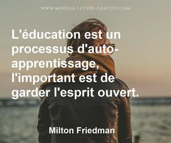 Citation de Milton Friedman