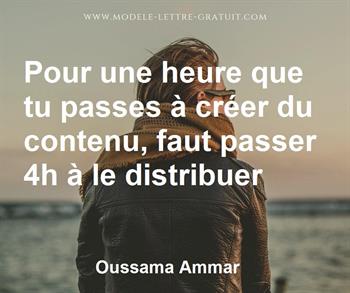 Citation de Oussama Ammar
