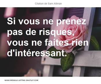 Citations Sam Altman