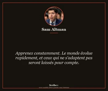 Citation de Sam Altman