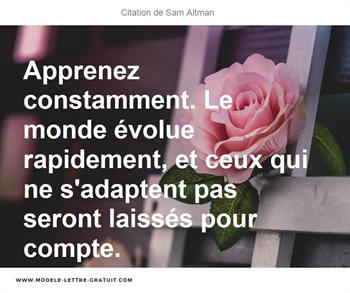 Citations Sam Altman