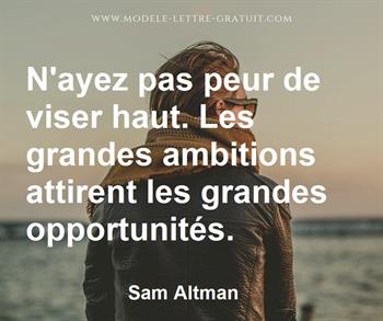 Citation de Sam Altman