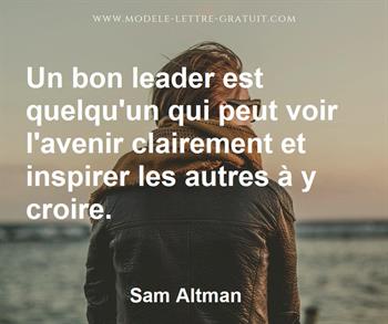 Citation de Sam Altman