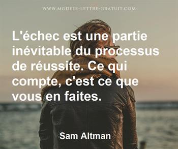 Citation de Sam Altman