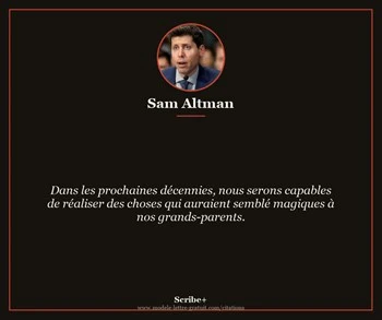 Citation de Sam Altman