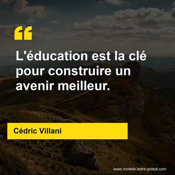 Citation Cédric Villani