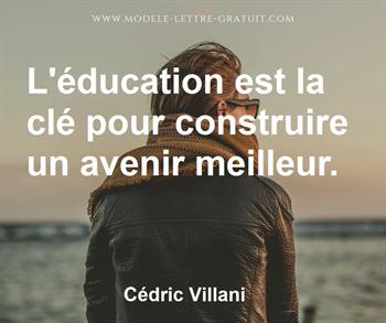 Citation de Cédric Villani