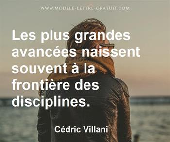 Citation de Cédric Villani