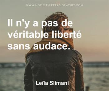 Citation de Leïla Slimani